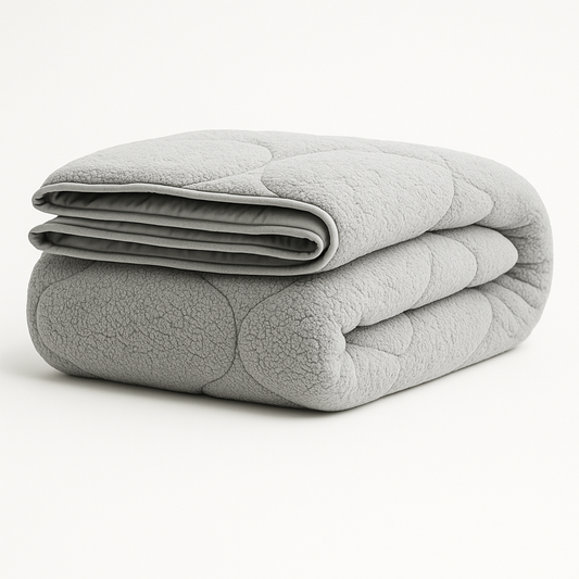 Dekbed Zonder Overtrek Teddy™ Keep Dreaming Stone Grey