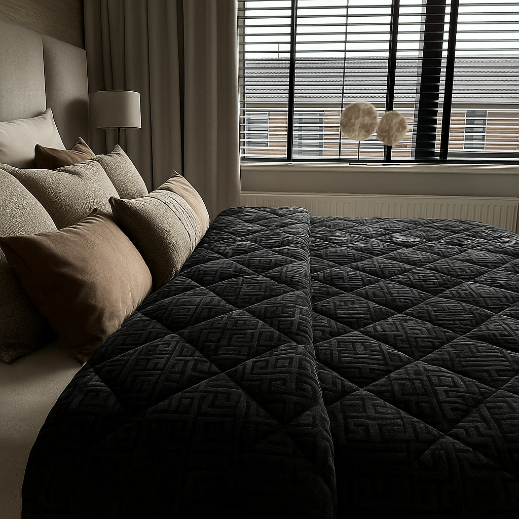Dekbed Zonder Overtrek Velvet™ Designer Black