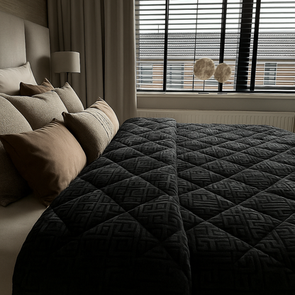 Dekbed Zonder Overtrek Velvet™ Designer Black