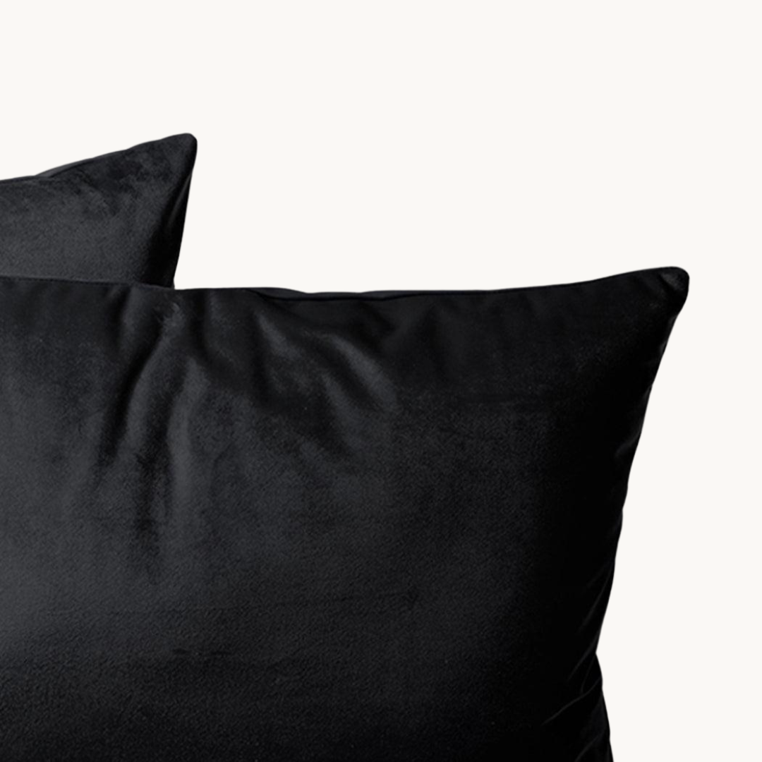 Velvet Kussenslopen - Zwart