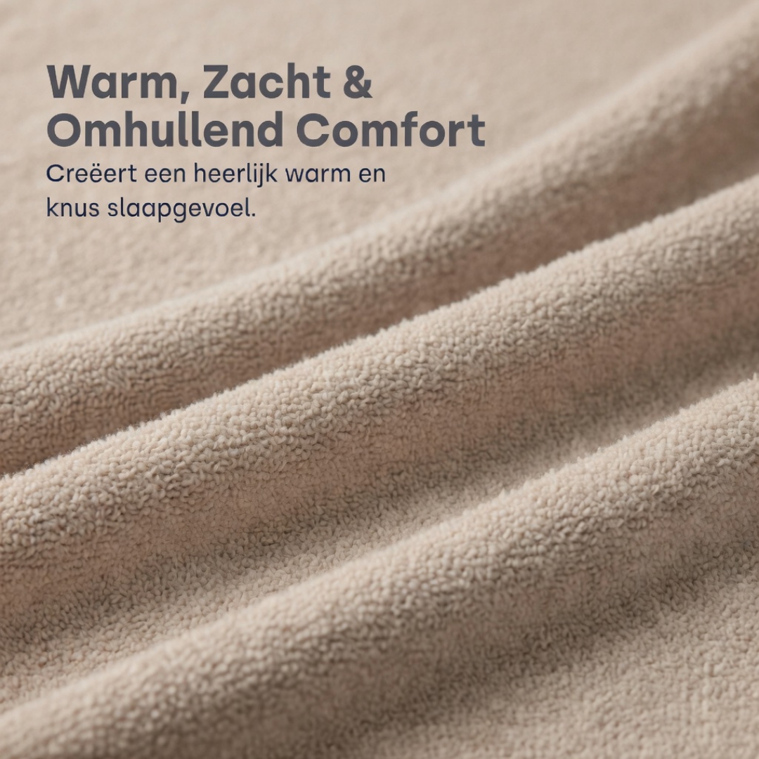 Matras Hoeslaken Teddy - Iced Coffee Taupe