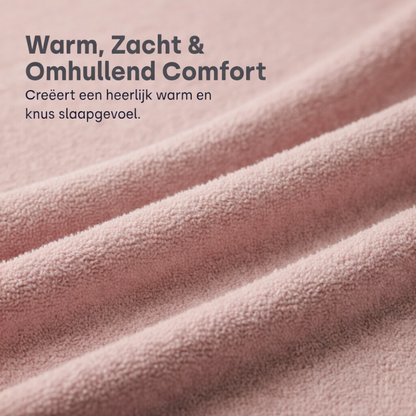 Matras Hoeslaken Teddy - Blush Pink