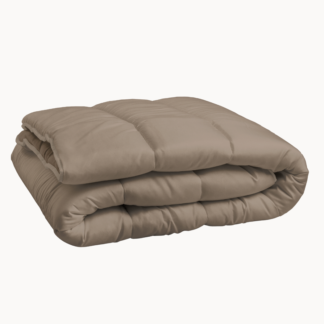 Dekbed Zonder overtrek Mat Satijn™ Taupe