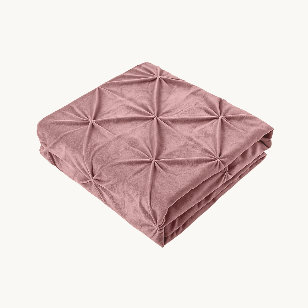 Kussenslopen Velvet Diamond Roze 60x70cm 2-Pack