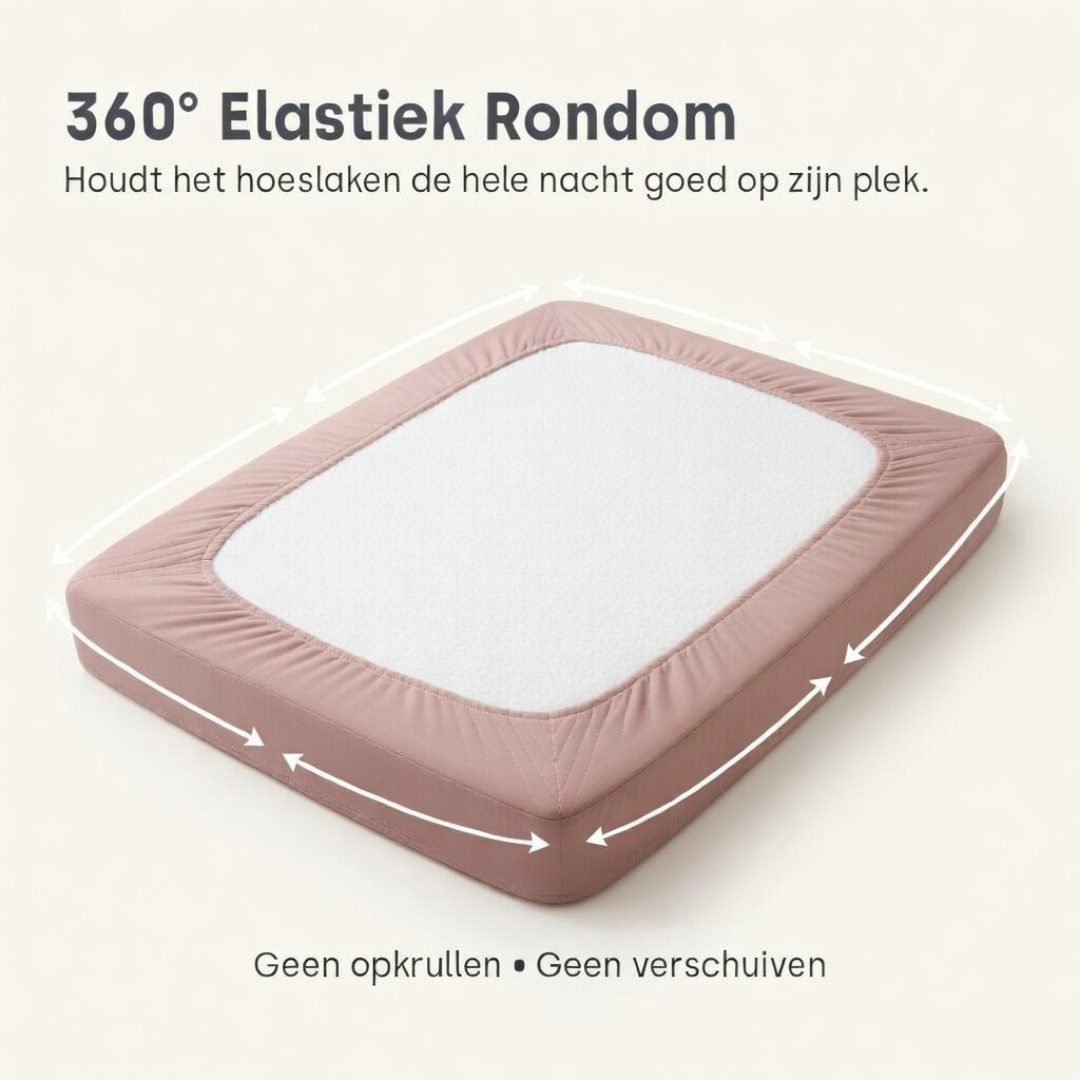 Matras Hoeslaken Velvet Pink