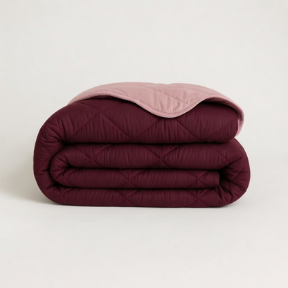 Y-NOT™ Dreambed Original All Year Plum / Old Pink (220cm lang)