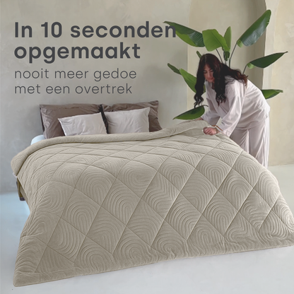 Dekbed Zonder Overtrek Velvet Japandi Sand