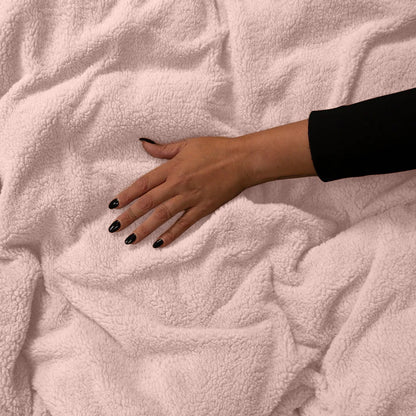 Kussenslopen Teddy Blush Pink 60x70cm 2-Pack