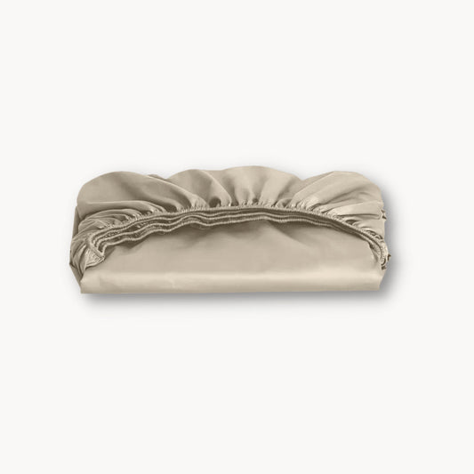 Matras Hoeslaken Katoen Satijn Premium Zand