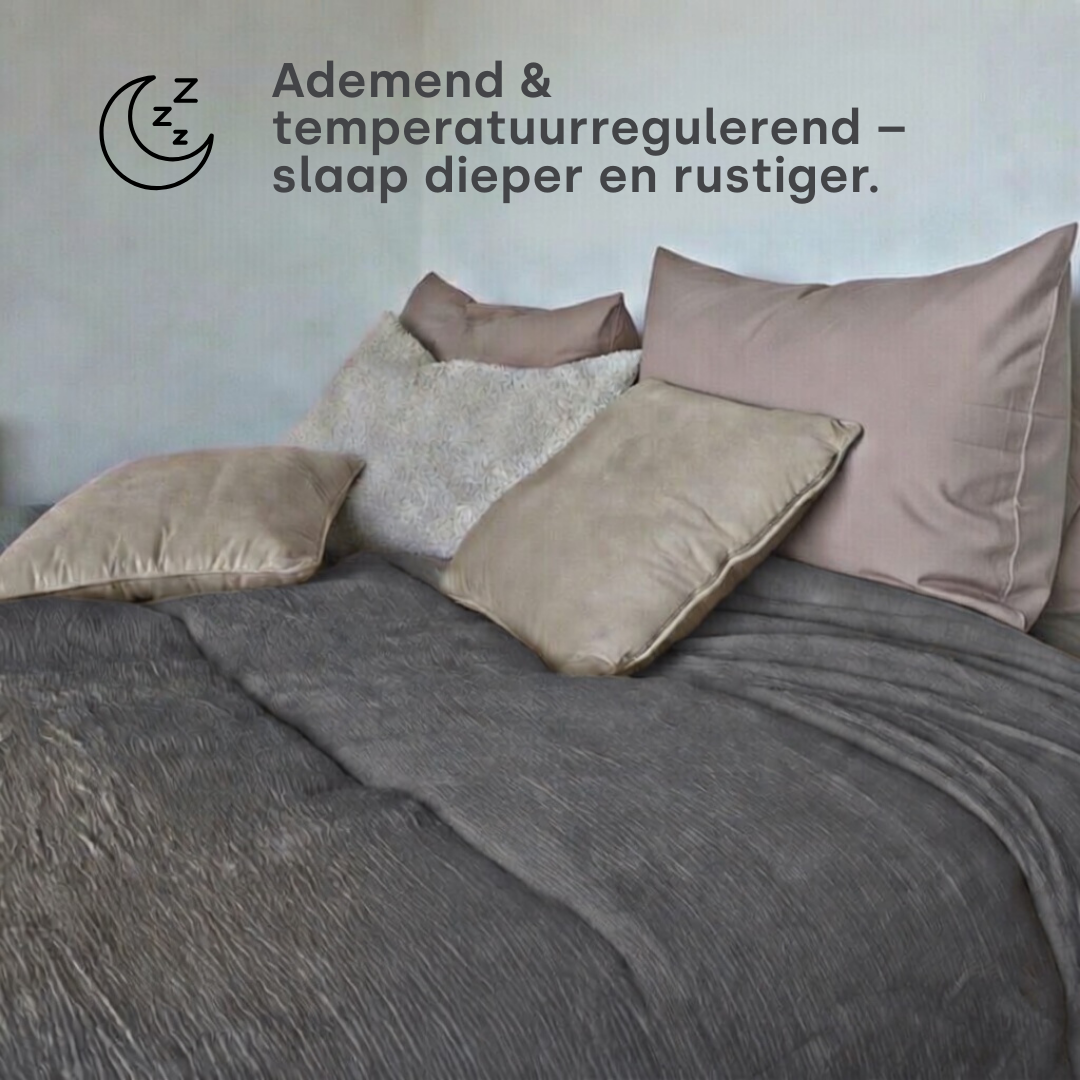 YNOT Dreambed Signature Micro Mousseline Choclate Brown