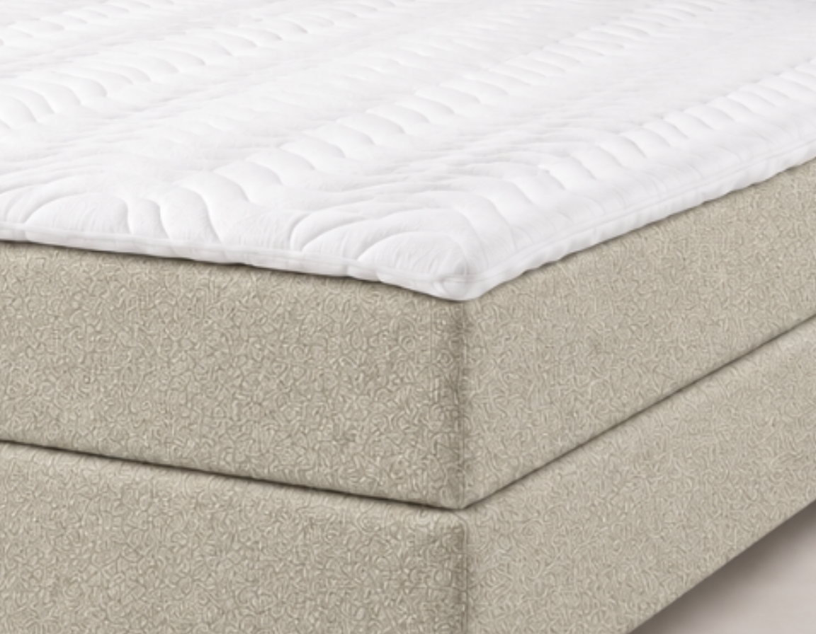 Y-NOT - Lina Teddy Boxspring - Complete set - Offwhite