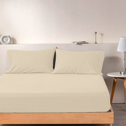 Matras Hoeslaken Premium Katoen Earthy Sand