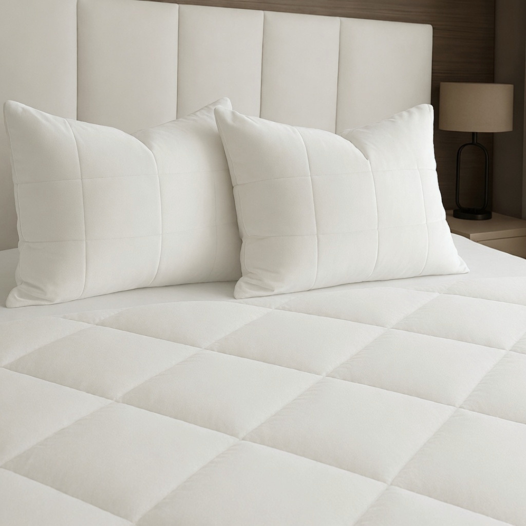 Y-NOT Kussenslopen Vol & Gevoerd Velvet Pearl White  2-Pack 60x70 cm
