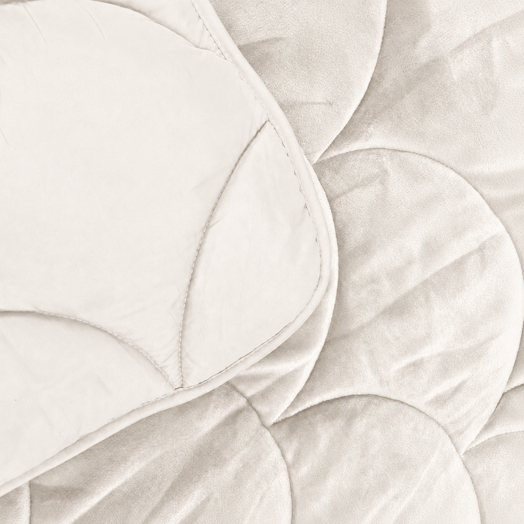 Y-NOT Velvet Zomerdekbed Pearl White