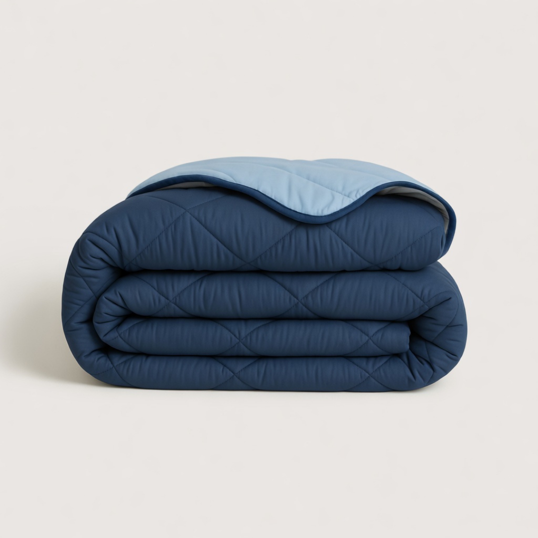 Y-NOT™ Dreambed Original All Year Light Blue / Dark Blue (220cm lang)