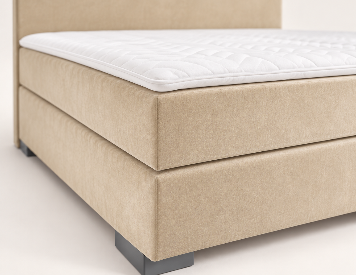 Y-NOT - Mila Boxspring - Complete set - Beige