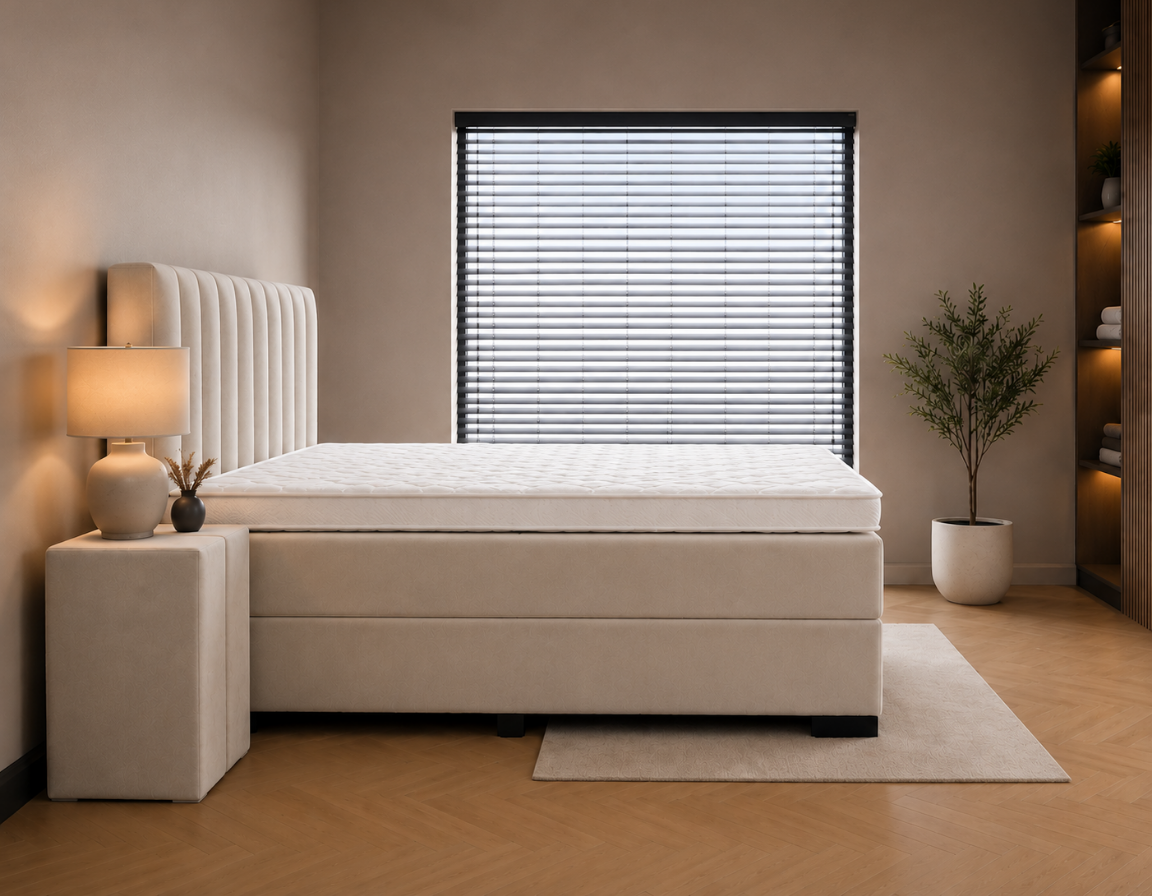 Y-NOT - Lumière Boxspring - Complete set - Nº11 Pearl Ivory
