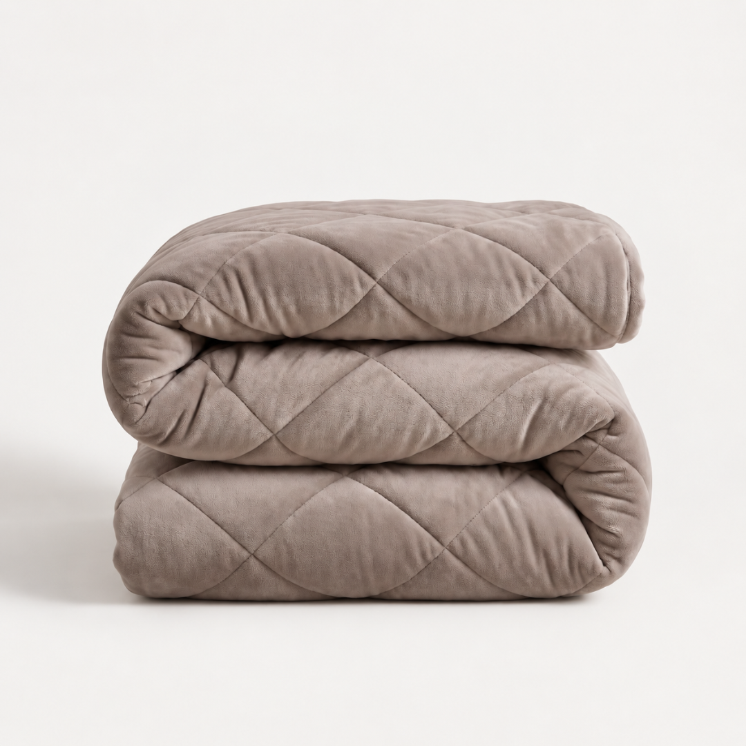 Y-NOT Velvet Dekbed Taupe