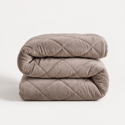 Y-NOT Velvet Dekbed Taupe