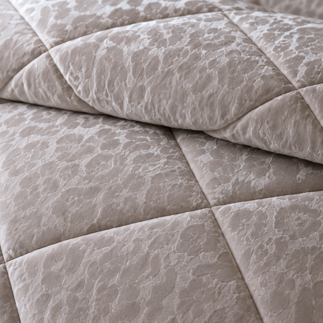 Y-NOT Zomerdekbed Velvet Panther Skin Taupe