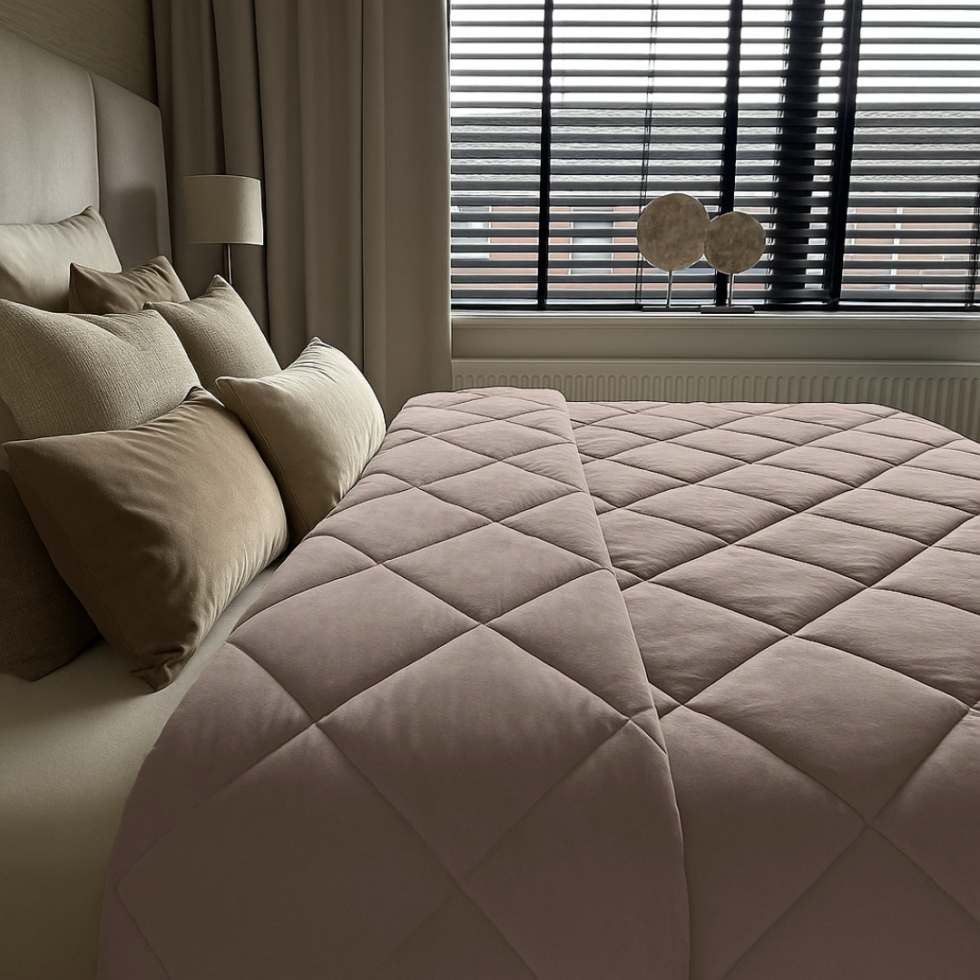 Dekbed Zonder Overtrek Velvet™ Taupe / Grey