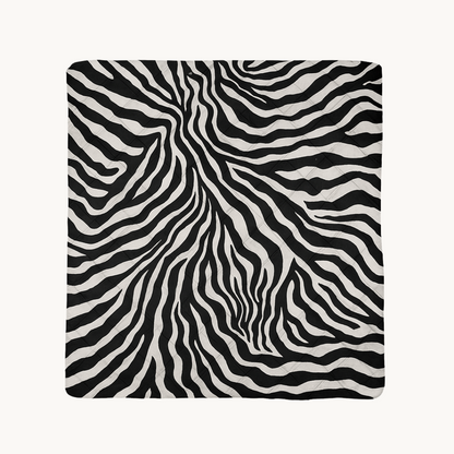 Dekbed Zonder Overtrek Mat Satijn Tiger Black Silver