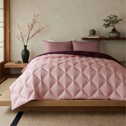 Y-NOT All Year Dekbed Plum / Old Pink