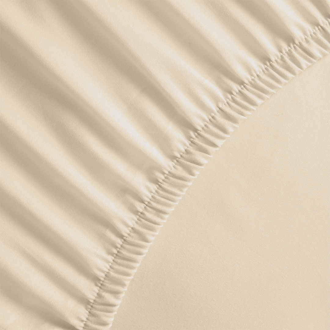 Matras Hoeslaken Premium Katoen Earthy Sand