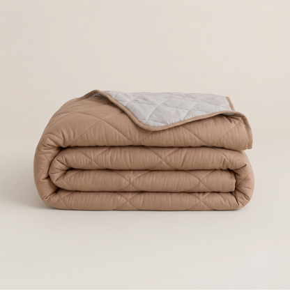 Y-NOT Zomerdekbed Light Grey / Taupe