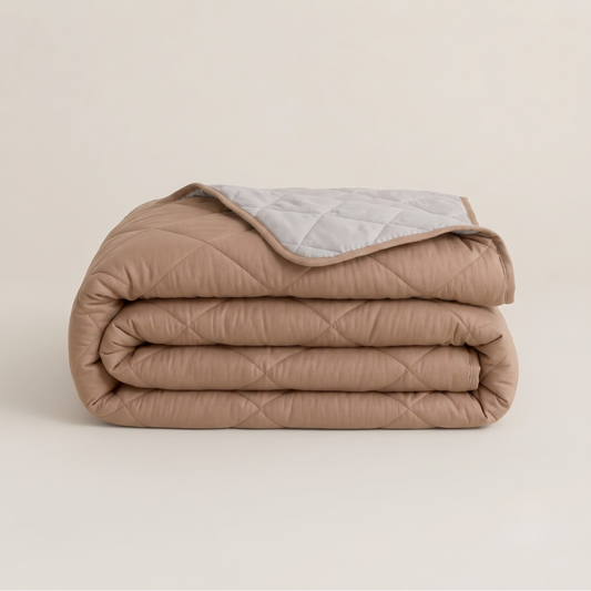 Y-NOT Zomerdekbed Light Grey / Taupe