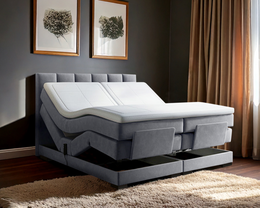 Y-NOT - Elektrische Boxspring - Lumière - Complete set - Nº15 Gray