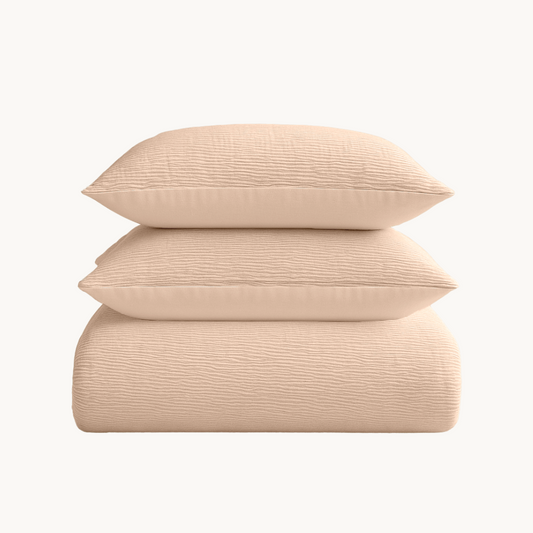 Dekbedovertrek set Micro Mousseline Roze