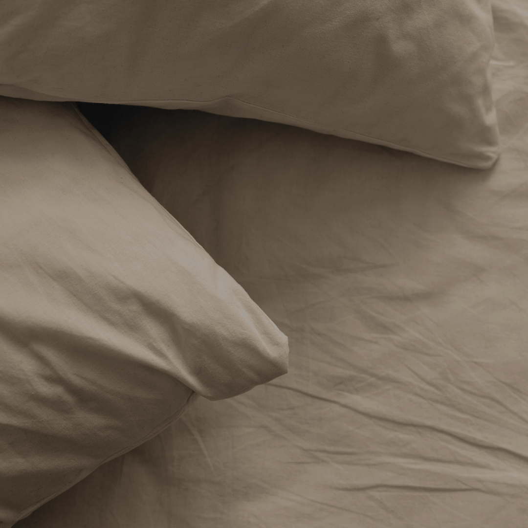 Kussenslopen Mat Satin Taupe Grey 60x70cm 2-Pack