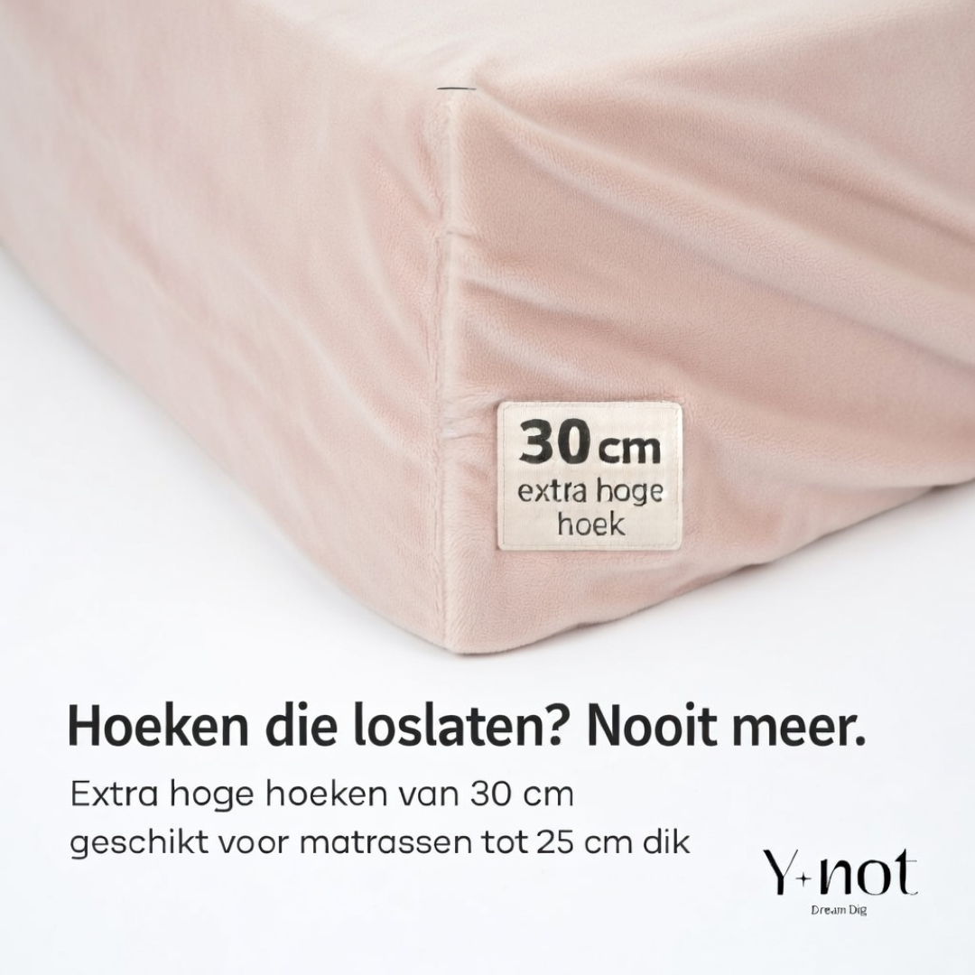 Matras Hoeslaken Velvet Pink