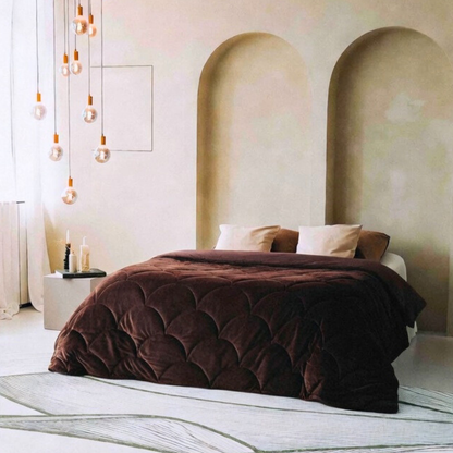 Y-NOT Velvet Zomerdekbed Brown