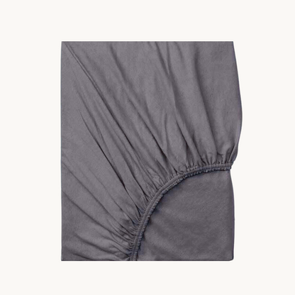 Splittopper Hoeslaken Jersey Premium Antraciet