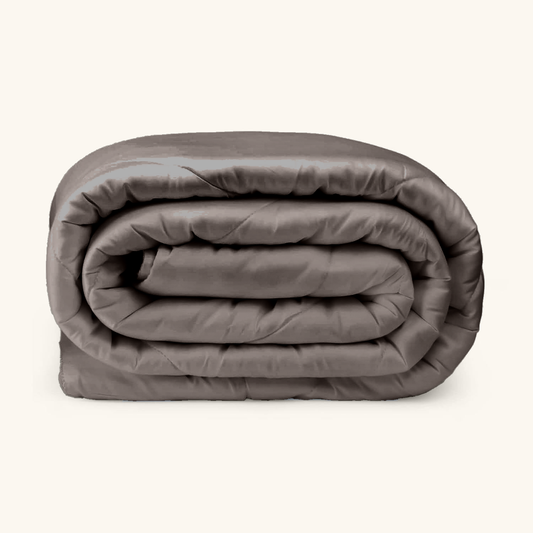 Dekbed Zonder Overtrek Premium Bamboe Taupe/Grey