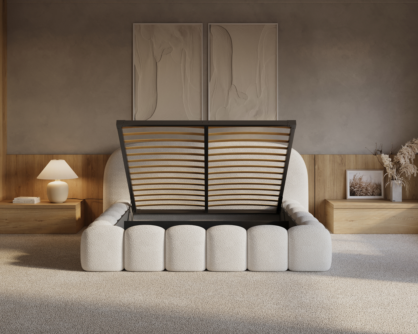 Adore Ledikant Signature - Modern laag zweefbed - Nº11 - Pearl Ivory