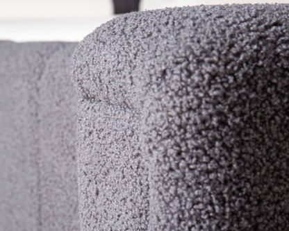 Amore Rituals Teddy bed  + Hybrid Pocket 500 Matras - Nº156 - Antracite