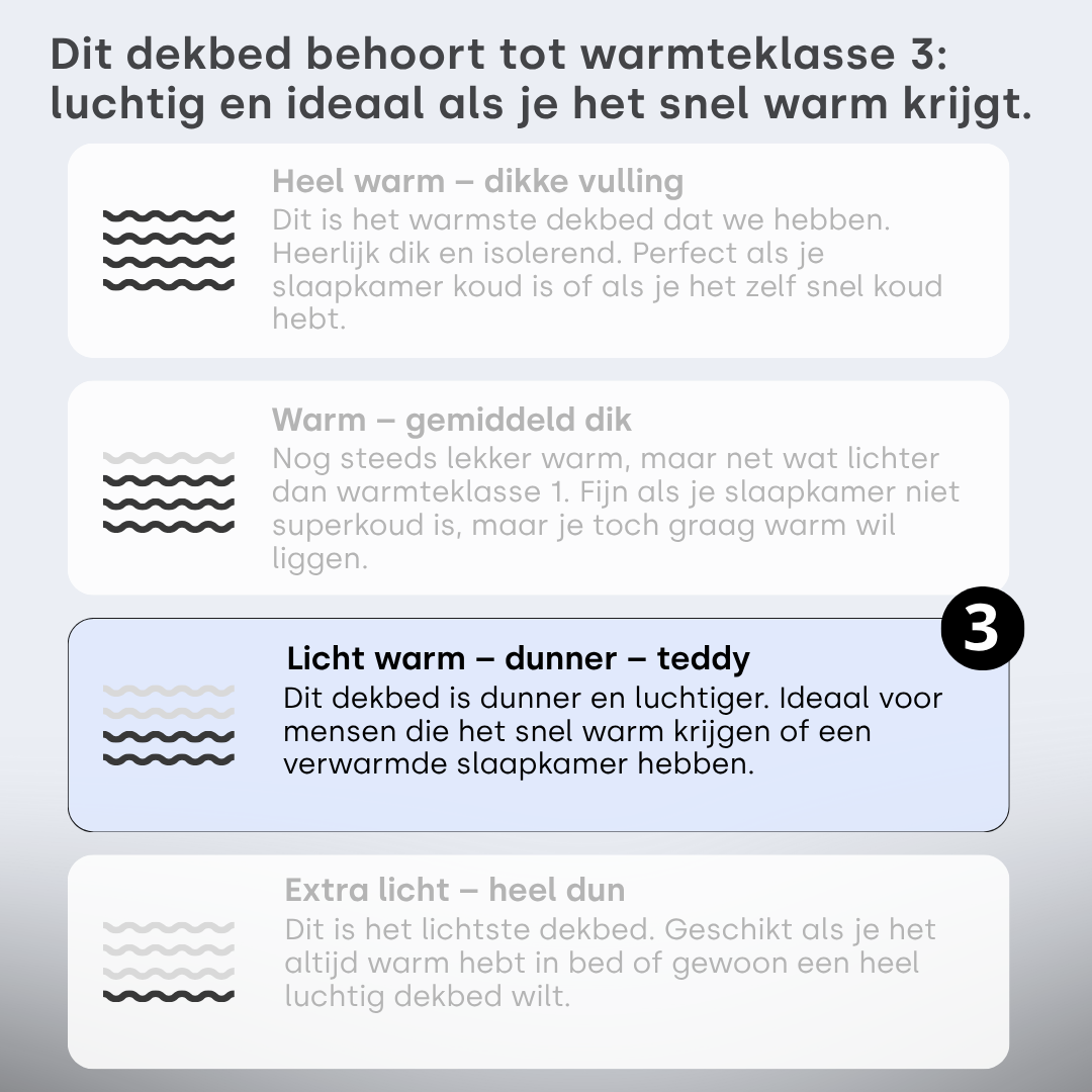 Dekbed Zonder Overtrek Teddy™ Taupe Grey