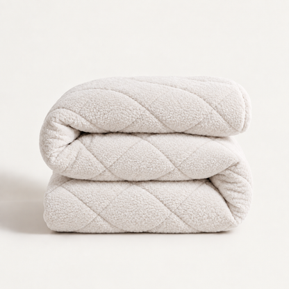 Y-NOT Teddy Dekbed Pearl White