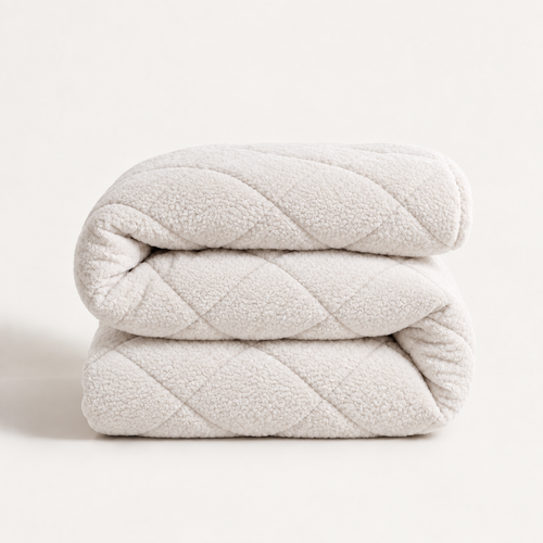 Y-NOT Teddy Dekbed Pearl White