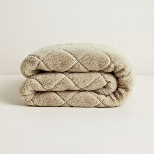 Dekbed Zonder Overtrek Teddy Fluffy™ Nude