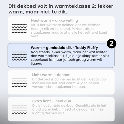 Dekbed Zonder Overtrek Teddy Fluffy™ Nude