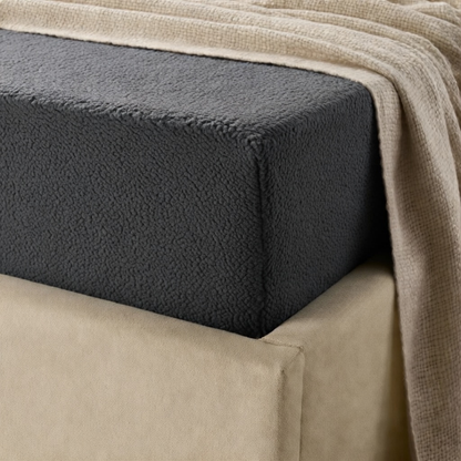 Matras Hoeslaken Teddy -  Jet Black