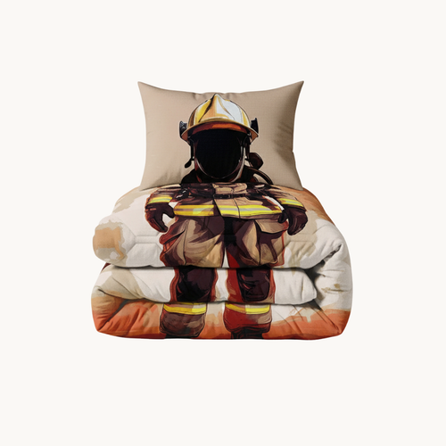 Kids Dekbed Zonder Overtrek Brandweerman Inclusief Kussensloop