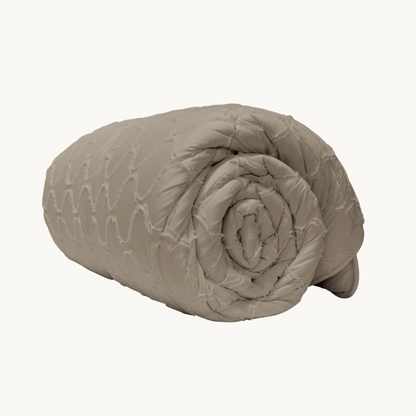Dekbed Zonder Overtrek Japandi Curve Taupe