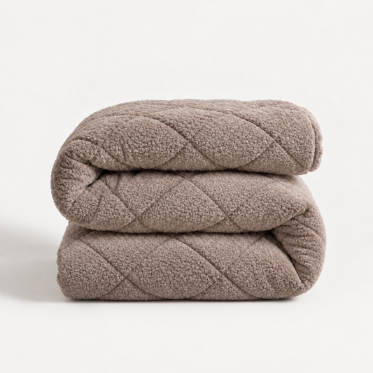 Y-NOT Teddy Dekbed Taupe
