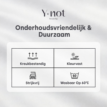 Matras Hoeslaken Premium Katoen Satijn Wit