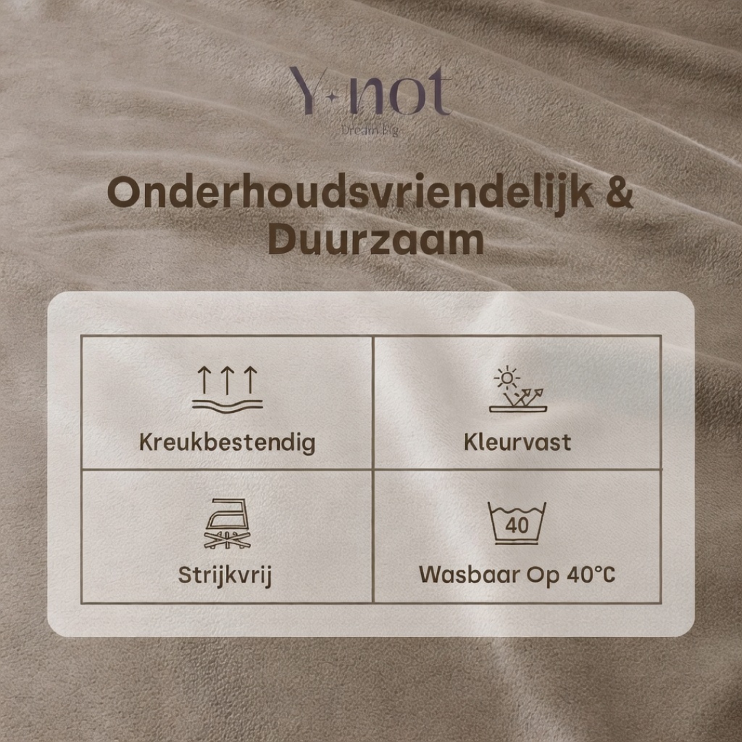 Matras Hoeslaken Velvet Taupe/Grey